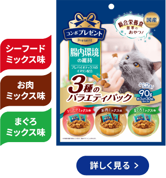 コンボ プレゼント キャット おやつ 腸内環境の維持 ３種のバラエティパック