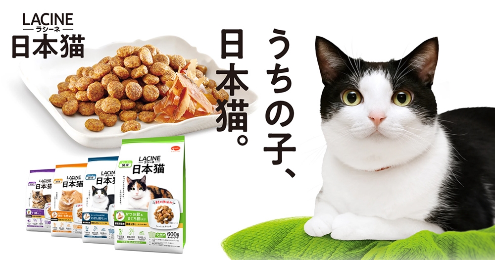 日本猫のための国産キャットフード【LACINE（ラシーネ）日本猫】