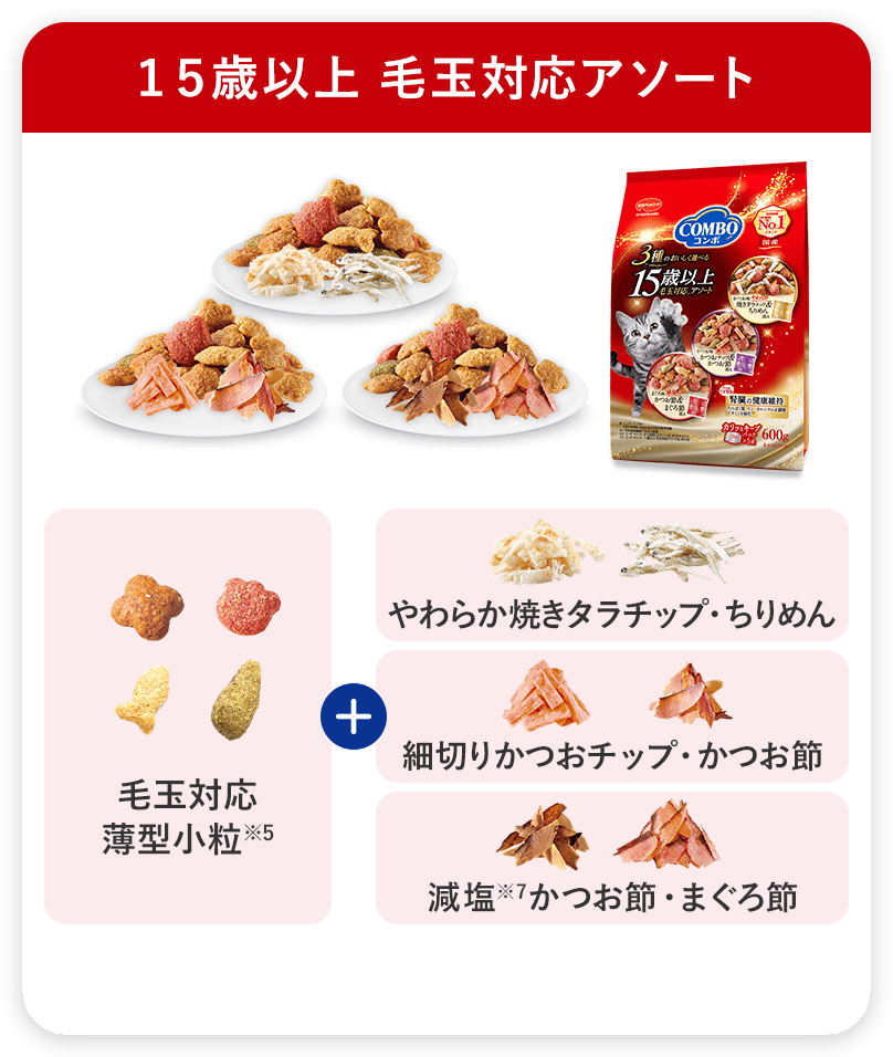 コンボ キャット １５歳以上 毛玉対応アソート