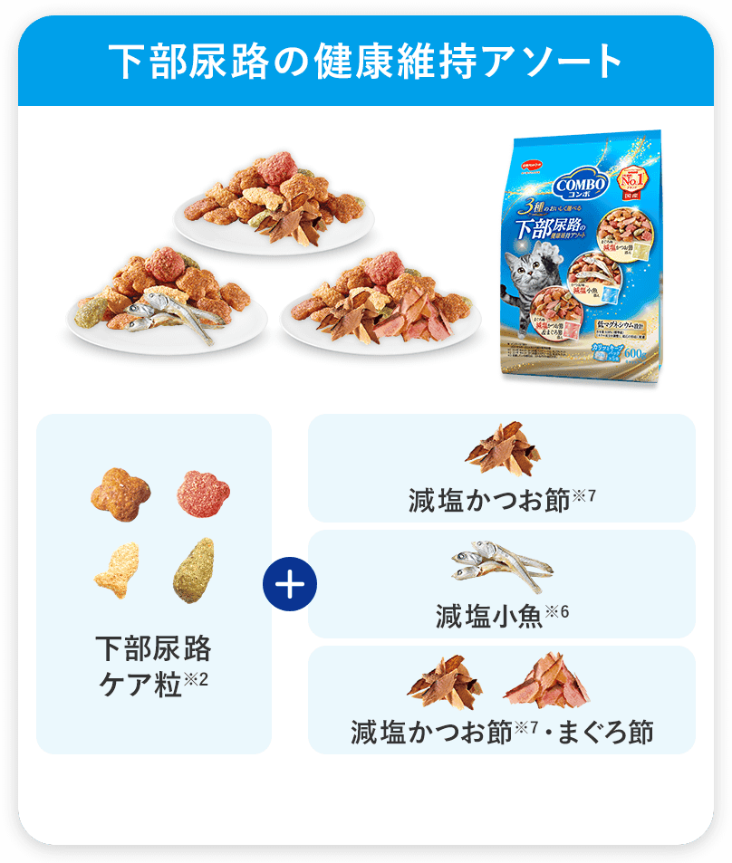 コンボ キャット 下部尿路の健康維持アソート