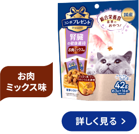 コンボ プレゼント キャット おやつ 腎臓の健康維持 お肉ミックス味