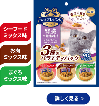 コンボ プレゼント キャット おやつ 腎臓の健康維持 ３種のバラエティパック